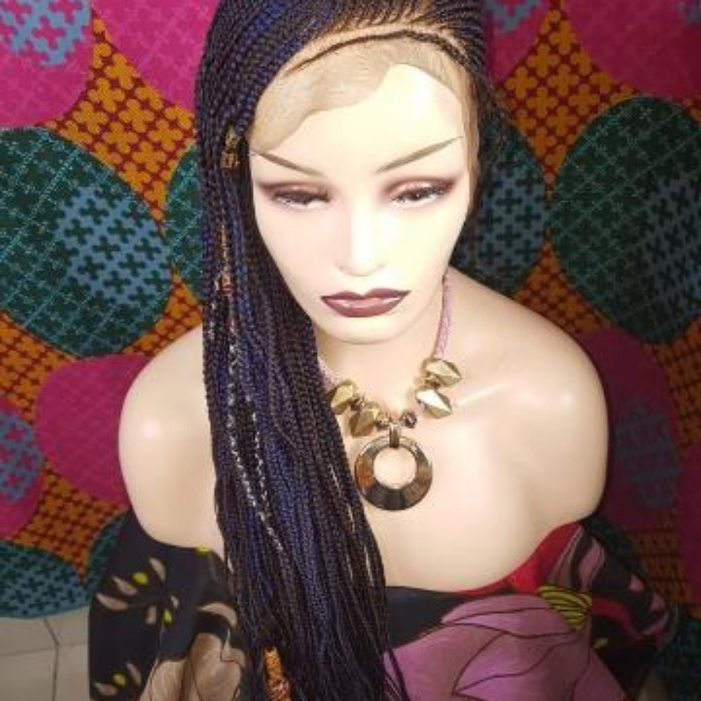 Full lace handmade braided wigs